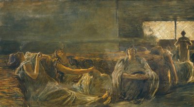 Palacze opium, Gaetano Previati (1852-1920). autorstwa Gaetano Previati