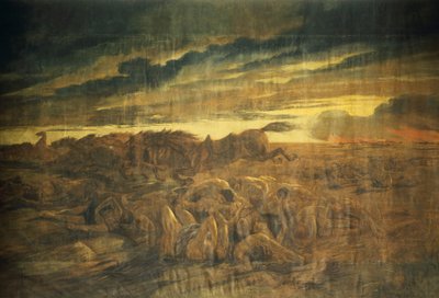 okropności wojny autorstwa Gaetano Previati