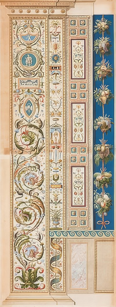 Pilaster Loggia IX (ornamentyka) autorstwa Gaetano Savorelli