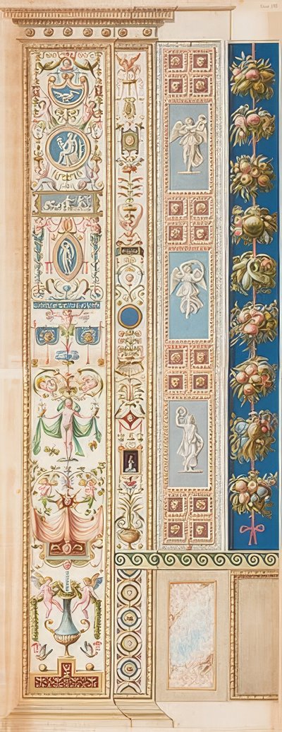 Pilaster Loggia XII (ozdoba wyrastająca z naczynia) autorstwa Gaetano Savorelli