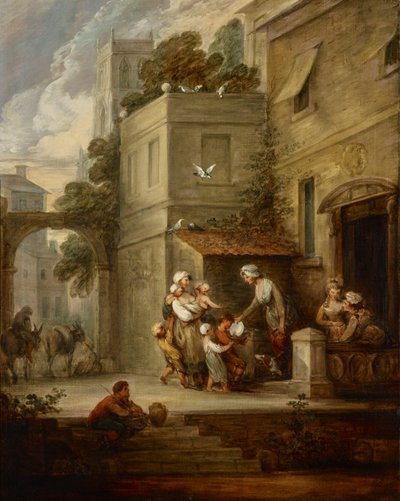 Dobroczynność łagodząca niedolę autorstwa Gainsborough Dupont