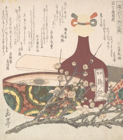 Specjalności prowincji Bizen, XIX w. autorstwa Gakutei