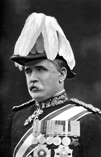 Feldmarszałek Sir John DP Francuski, brytyjski żołnierz, I wojna światowa, 1914 autorstwa Gale and Polden