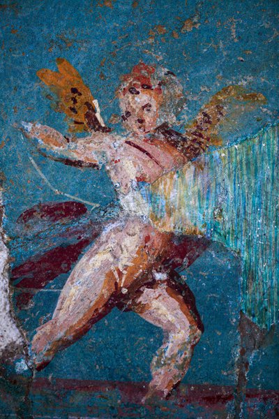 Rzymskie malarstwo ścienne autorstwa Gallo-Roman