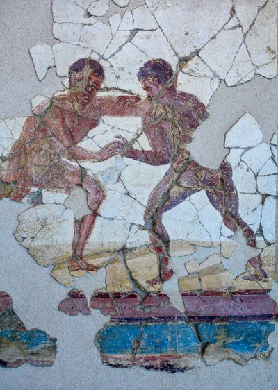 Rzymskie malarstwo ścienne autorstwa Gallo-Roman Gallo-Roman