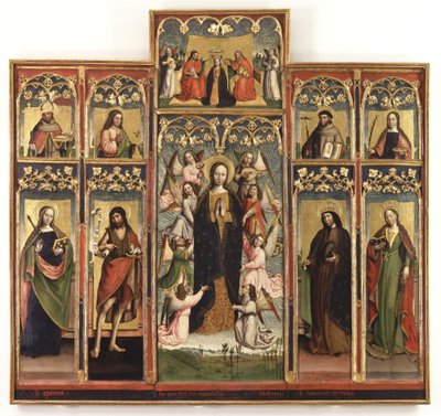Poliptyk Wniebowzięcia NMP, 1493 autorstwa Gandolfino da Roreto