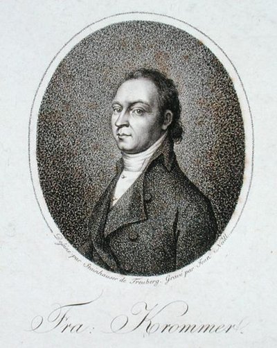 Franz Krommer (1759-1831) grawerowany przez Jeana Neidla (grafika) autorstwa Gandolph Ernst (after) Stainhauser