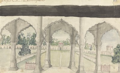 Ogród Mongul w Aurangabad autorstwa Gangaram Chintaman Tambat