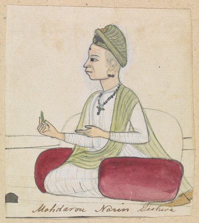 Mahdorou Narin Peshwa autorstwa Gangaram Chintaman Tambat