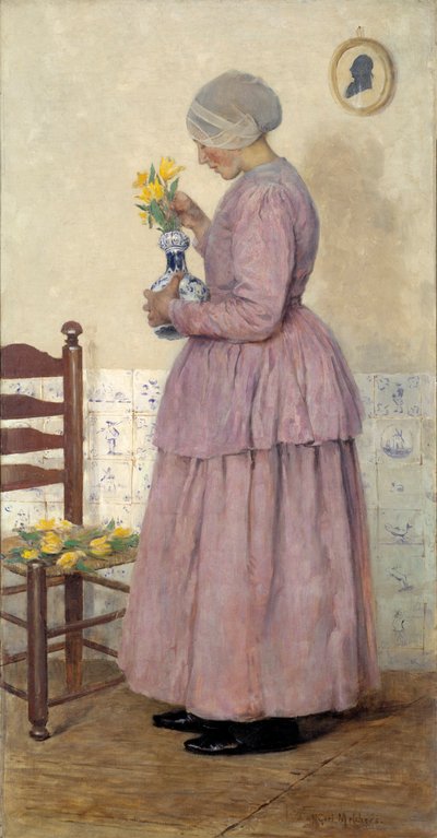 Układanie tulipanów autorstwa Gari Melchers