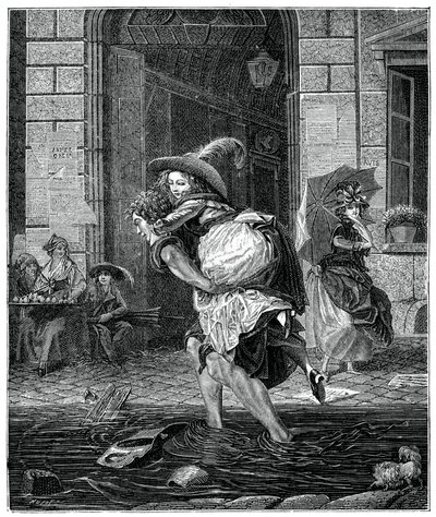 Przejście przez burzę, 1885. autorstwa Garnier