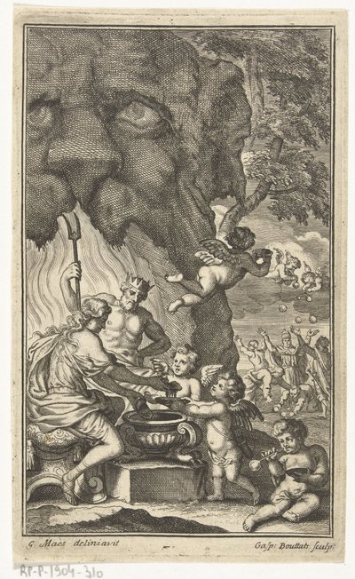 Alegoria przemijania życia autorstwa Gaspar Bouttats