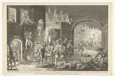 Noc Bartłomieja, 1572 autorstwa Gaspar Bouttats