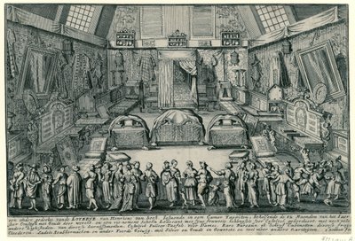 Loteria Henricusa van Soesta w Antwerpii autorstwa Gaspar Bouttats