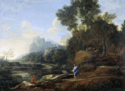 Włoski krajobraz autorstwa Gaspard Dughet