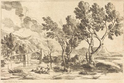 Krajobraz rzymski autorstwa Gaspard Dughet