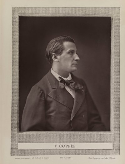 Portret poety François Coppée 1842-1908, ok. 201 1875. autorstwa Gaspard Félix Nadar