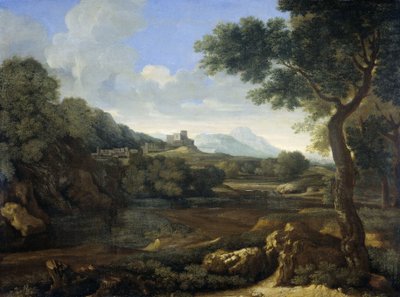 Krajobraz autorstwa Gaspard Poussin Dughet