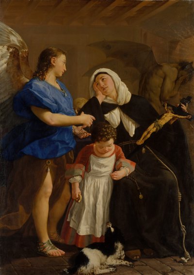 Św. Małgorzata z Cortony 1758. autorstwa Gaspare Traversi