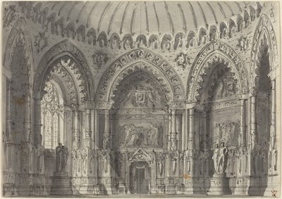Rotunda w stylu gotyckim autorstwa Gasparo Galliari
