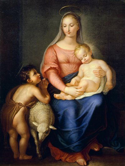 Madonna z Dzieciątkiem i św. Janem Chrzcicielem (malarstwo) autorstwa Gaspero Martellini