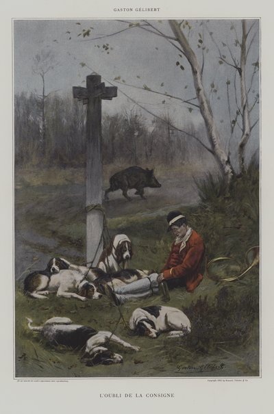 LOubli de la Consigne (Zapomnienie instrukcji) autorstwa Gaston Gelibert