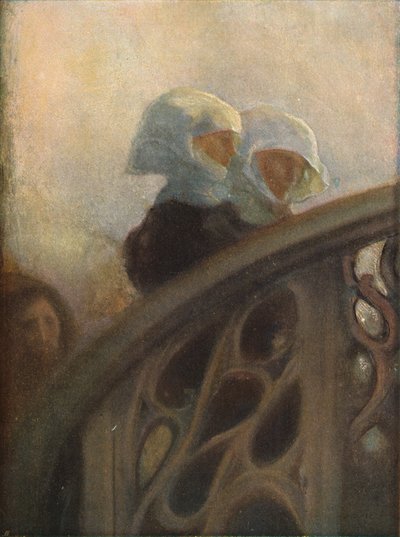 Studium zakonnic, ok. 1896 r. autorstwa Gaston La Touche