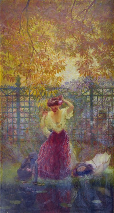 Pragnienie proszę (malowanie) autorstwa Gaston de la Touche