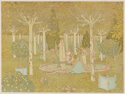 Park, 1897. autorstwa Gaston de Latenay