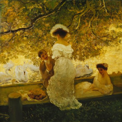 Rejs łodzią, autorstwa Gaston de Latouche