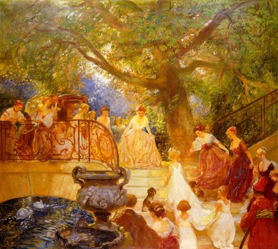 Wizyta Księżniczki Królewskiej, autorstwa Gaston de Latouche