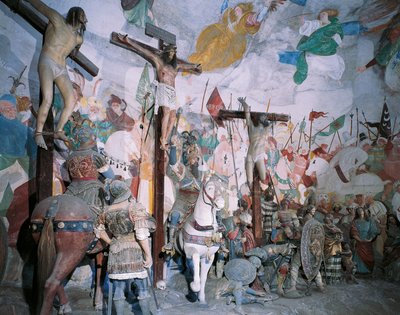Kaplica Ukrzyżowania, autorstwa Gaudenzio Ferrari (1475-1546), Święta Góra Varallo Sesia, Włochy autorstwa Gaudenzio Ferrari