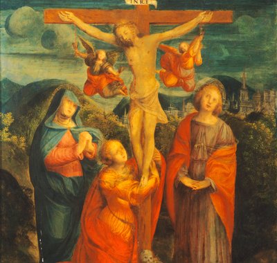 Ukrzyżowanie – Gaudenzio Ferrari (1470-1546) autorstwa Gaudenzio Ferrari