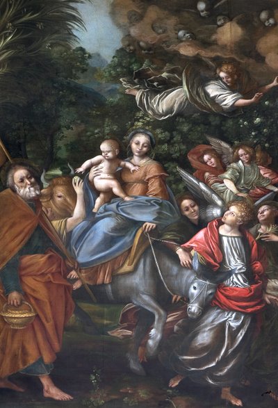 Ucieczka do Egiptu, ok. 1525 autorstwa Gaudenzio Ferrari