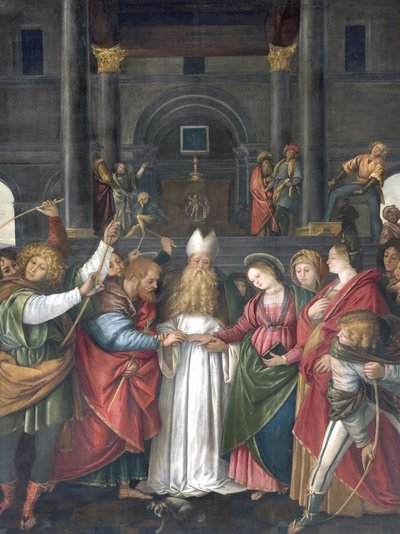 Małżeństwo Dziewicy, c.1525 autorstwa Gaudenzio Ferrari