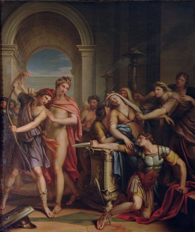 Śmierć Achillesa autorstwa Gavin Hamilton