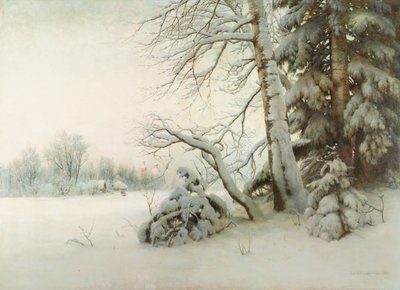 Zimowy poranek, 1901 autorstwa Gavril Pavlovich Kondratenko