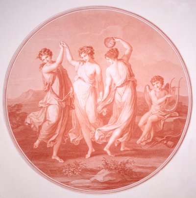 „Trzy Gracje i Kupidyn”, c1775-c1792. autorstwa Gavrila Ivanovitch Scorodomoff