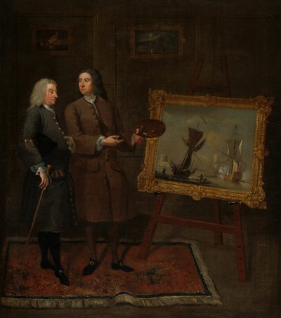 Thomas Walker i Peter Monamy autorstwa Gawen Hamilton