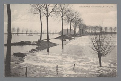 Katastrofa w Oud-Vossemeer 13 marca 1906 r. autorstwa Gebroeders van Straaten