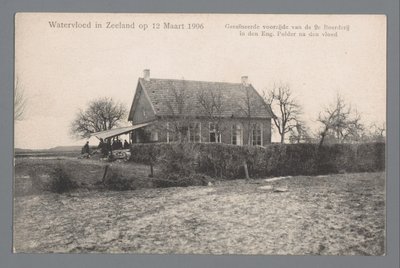Powódź w Zelandii w dniu 12 marca 1906 r. autorstwa Gebroeders van Straaten