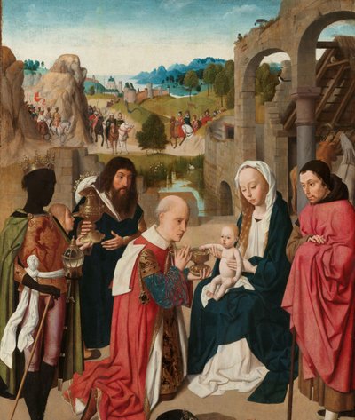 Pokłon Trzech Króli autorstwa Geertgen Tot sint Jans