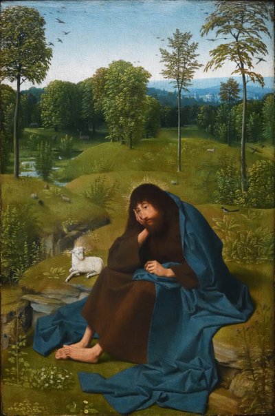Jan Chrzciciel na pustyni autorstwa Geertgen Tot sint Jans