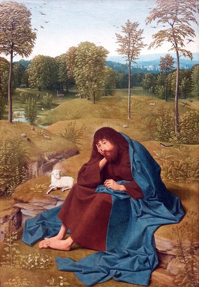Jan Chrzciciel na pustyni autorstwa Geertgen Tot sint Jans