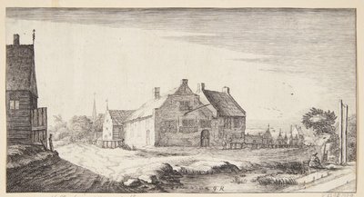 Domhuset i Ouderkerk aan de Amstel autorstwa Geertruyt Roghman