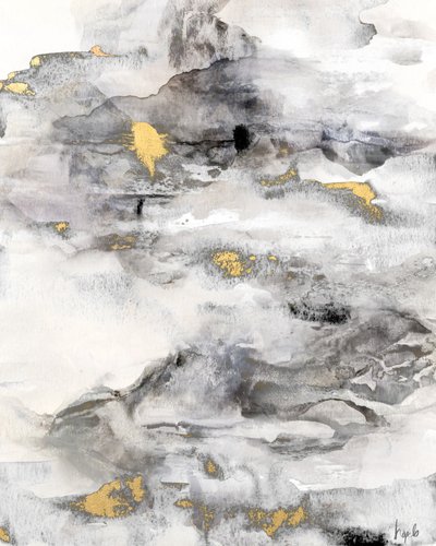 „Abstract Gold Flow” autorstwa Gemma Bardot