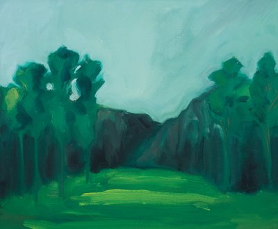 Ogród 1, 2019 (olej na płótnie) autorstwa Genevieve French