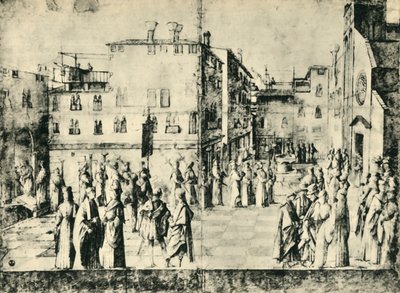 Procesja w Wenecji, połowa końca XV wieku, 1943. autorstwa Gentile Bellini