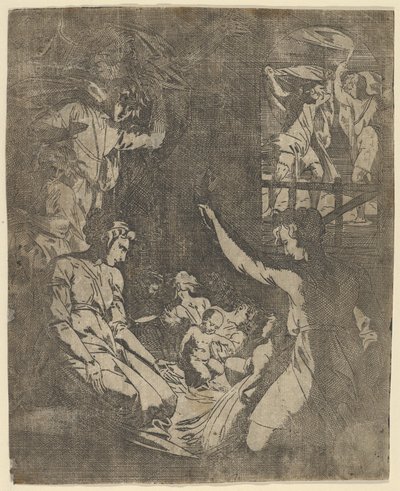 Narodzenia, 1530-73. autorstwa Geoffroy Dumoûtier