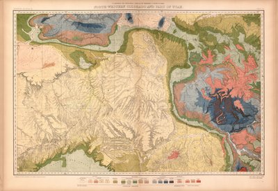 Atlas geologiczny i geograficzny Kolorado i części sąsiednich terytoriów autorstwa Geological And Geographical Survey Of The Territories